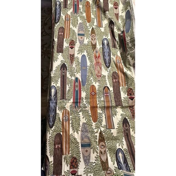 Retro Surfboard Fabric Hoffman Of California 97”x 22” Hawaiian tiki Beach Summer - Picture 1 of 5